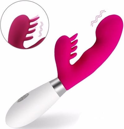 Erodit® Tarzan prikkel vibrator-bunny vibrator- G-spot en Clitoris stimulator- Anaal prostaat vibrator voor mannen- vibrators voor vrouwen- roze 10 vibratie standen- incl batterij- Sex speeltjes voor koppels -vrouwen-mannen