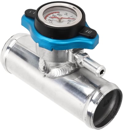 Allecto - Radiator Filler Neck - Temperatuurdisplay - Aluminium - 38