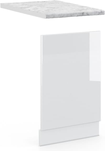 Vicco Fame-Line Frontpaneel – 45 cm, WB Marmer Wit Hoogglans