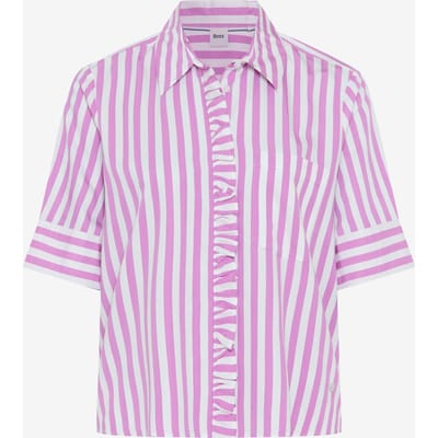 Brax Dames Blouse  Style VICA FRIL bright purple, roze, maat 40