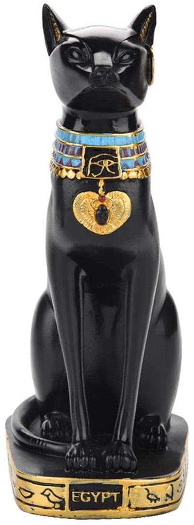 Dailygoods - Decoratief Standbeeld van Egyptische Kat Godin