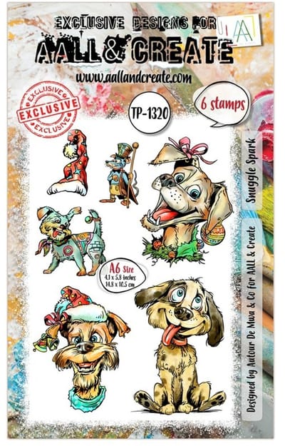 Aall & Create clearstamp A6 - Snuggle spark