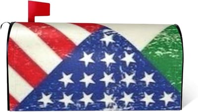 Brievenbus Cover - Posthoes Decoratie - Buiten Decoreren - Waterdicht Oxford Stof - 25.5x21 Inch - Zwart
