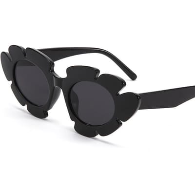 Bloem Kattenoog Zonnebril Frans Retro Ins Feest Online Bekendheid Zonnebloem Tide Zonnebril Dames UV400 black