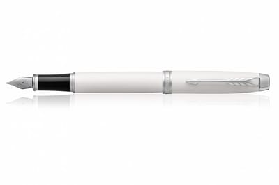 Parker - IM Vulpen White Lacquer CT - Chroomdetails - Luxe Geschenkverpakking
