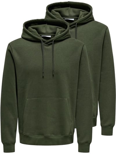 Only & Sons Heren hoddie 2 pack Connor