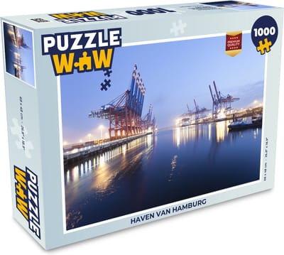Puzzel Haven van Hamburg - Legpuzzel - Puzzel 1000 stukjes volwassenen