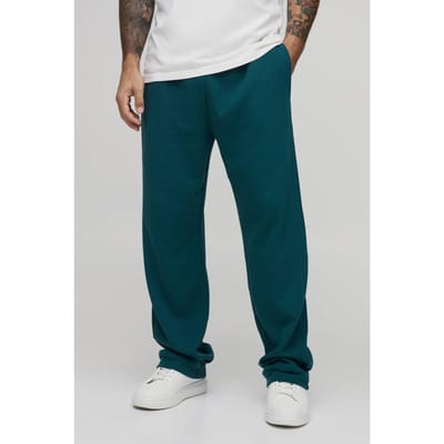Ontspannen Wafel Joggingbroek | Teal | Size XS