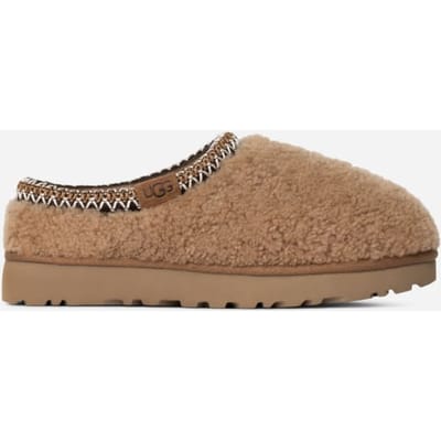 UGG® Tasman Maxi Curly in Brown, Maat 43, Shearling/Gerecyclede Materialen
