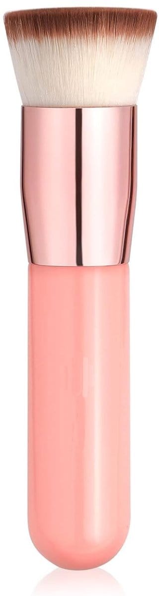 Famanu – Foundationkwast, professionele make-up borstel voor vloeibare, crème en poeder make-up