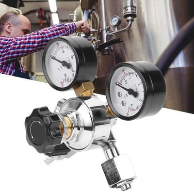 Dailygoody - CO2-regelaar - Bierfust-regelaar - Dubbele manometer - Veiligheidsventiel - Bier tapinstallatie accessoires - Thuisbrouwer - Kegerator