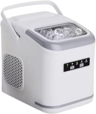 Ijsblokjesmachine - Ijsblokmakker - Ijsmachine - 2,0 Liter - 9 Blokjes in 6 Minuten - Zelfreinigende Elektrische Ijsmachine - Wit