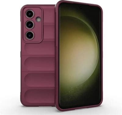 MobyDefend Hoesje - Geschikt voor Samsung Galaxy S24 FE - TPU Gripcase - Paars