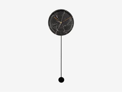 Karlsson Wandklok Pendule Longue - Zwart - Ø25cm - Wandklok