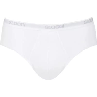sloggi men Basic Heren Midi slip - 2-pack - Wit - Maat XL