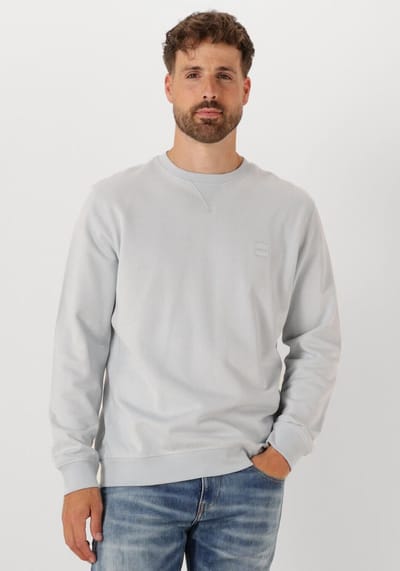 BOSS ORANGE Westart 10234591 02 Truien & Vesten Heren - Sweater - Hoodie - Vest- Lichtgrijs - Maat S