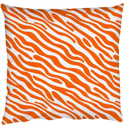 Sierkussens - Kussentjes Woonkamer - 50x50 cm - Strepen - Dynamisch - Oranje