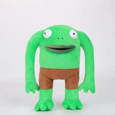 28cm Smiling Friends Pluche Speelgoed Meneer kikker Kinderen Knuffelpop Speelgoed Kawaii Woondecoratie Poppen Cadeaus Smiling Friends Speelgoed voor Kinderen bloedrood