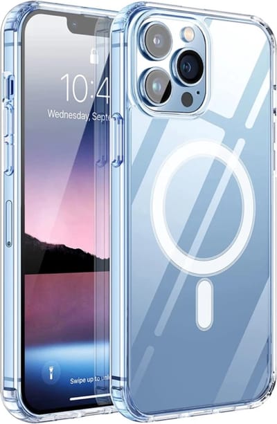 iPhone 12 Pro Max MagSafe telefoonhoesje transparant - keesty.nl - sterke magneet