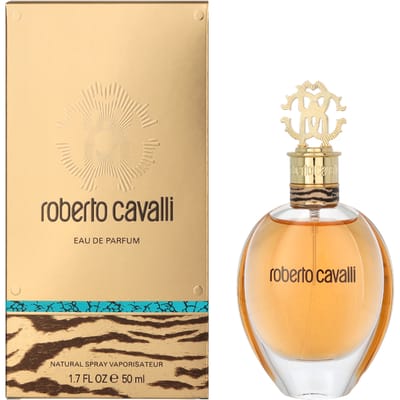 Roberto Cavalli Signature Eau De Parfum 50 ml – Eau De Parfum, Long-Lasting, For Women, Amber Floral, Gold, Pink Pepper, Suitable For Evening Wear