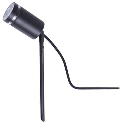 Integral prikspot zwart IP65 voor 1x GU10 LED lamp max. 5W (niet inbegrepen) Buitenlamp | GU10 | Max 1x 5W exclusief