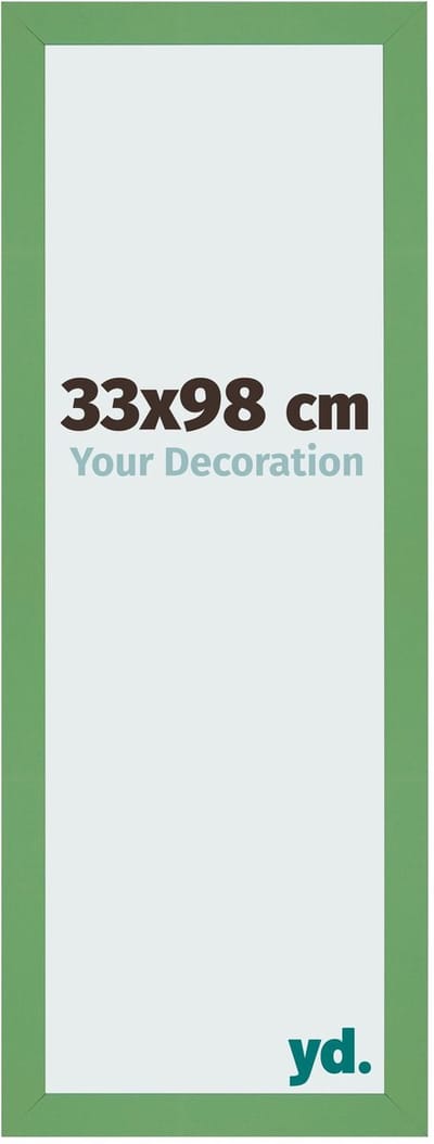 Your Decoration - Fotolijst 33x98 cm - MDF - Groen - Bologna