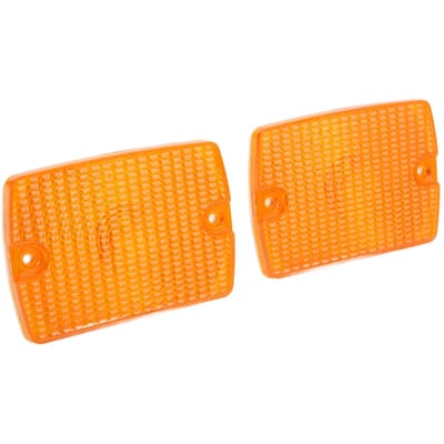 Voorste Richtingaanwijzer Lampglas 56001378 Sterke Lichtdoorlatendheid Vervanging voor Jeep Wrangler YJ 1987‑1995 geel
