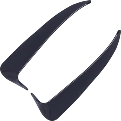 2 pièces Spoiler de pare-chocs arrière Canard latéral Gauche Droite Adapté pour Mercedes-Benz Classe C W205 C180 C200 Glossy Black gray