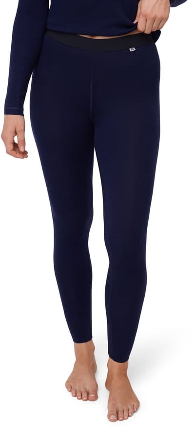 DANISH ENDURANCE Thermo Leggings - Dames - Merino Wol - Thermobroek - Donker marineblauw - Maat L
