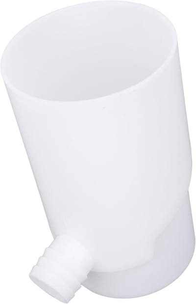 Regenwaterafleider Kunststof - Wateropvanger Regenpijp - Efficiënte Wateropvang - Uniek Afleidingsontwerp - 10 Cm - Wit