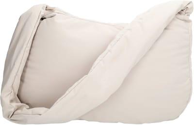 Beagles Calvia Schoudertas Dames - Handtas met meerdere vakken - Tas van Nylon en Polyester met ritssluiting - Crème