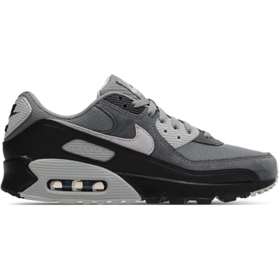 Nike Air Max 90 - Maat 40.5 - Smoke Grey/Zwart/Dark Smoke Grey/Photon Dust / Grijs Zwart - Air Max - Lifestyle - Heren Sneakers voor Mannen