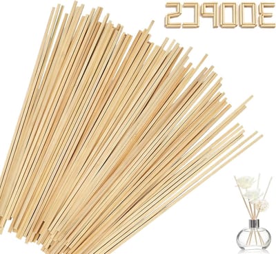 300 Stuks Houten Sticks 300mm×3mm, Natuurlijke Bamboestokken voor Houtbewerking, Modelbouw en Creatieve DIY Projecten