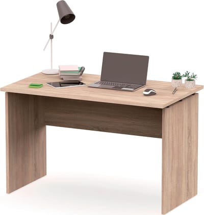 Bureau - Werktafel Kantoor - Thuiswerken Studeren - Eenvoudige Lade - 76x120x68 cm - Kambrium eiken