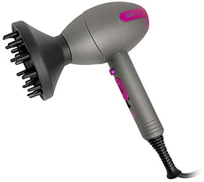 Professionele haardroger voor krullend en pluizig haar met anti-frizz functie