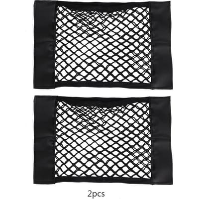 2 stuks auto kofferbak organizer tas mesh net achterbank opbergzak houder zak black