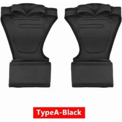 1 paar gewichtheftrainingshandschoenen voor mannen en vrouwen Fitnesssporten Bodybuilding Gymnastiek Gym Hand Pols Palmbeschermer Handschoenen M