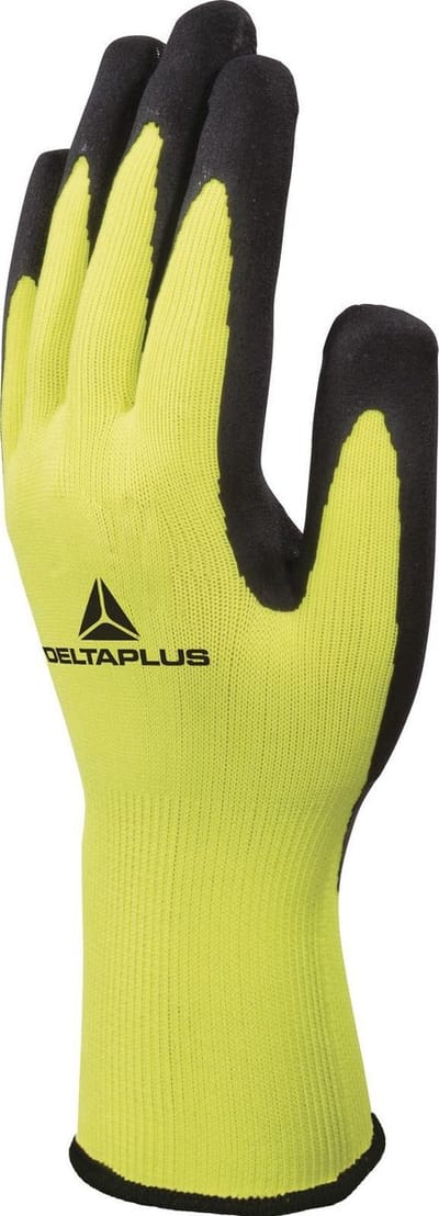 Delta Plus VV733 Werkhandschoen Fluogeel/Zwart - maat 10