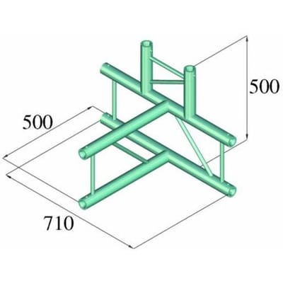 Alutruss BQ2-PAT42V T-Stuk