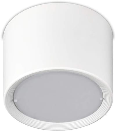 Kwazar Luminaire LED-opbouwspot rond 10W plafondspot opbouwlamp wit spotlamp keuken badkamer gang woonkamer ROLI