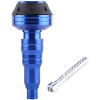 Motorfiets CNC Aluminiumlegering Uitlaat Frame Slider Valbeschermer Anti-botskap Blauw blue
