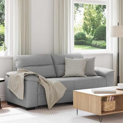 vidaXL - 2-zitsbank - Wolkengrijs - 180x81x84 - cm - Stof