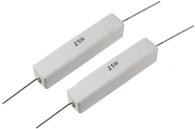 Keramische Weerstand - Vermogensweerstand - Elektronica Projecten - Hoge Belastbaarheid - 25 Watt