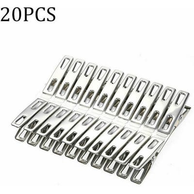 Knijpers Roestvrij Staal Wasclips Huishoudkleding Afsluitclip Winddichte Clips Hangspelden Metalen Clips Klemmen