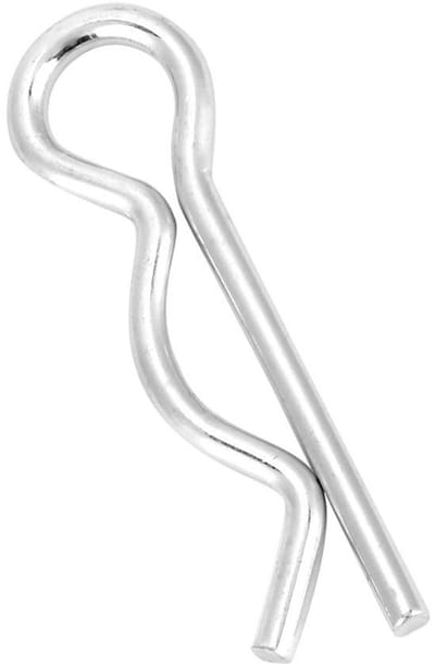 Mechanische Klemclips voor Haarveertjes - Gegalvaniseerde Bevestigingspinnen voor Tractors - 10 Stuks (2.5 * 45 mm)