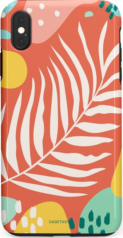 Casetastic Hoesje Geschikt voor Apple iPhone Xs Max - Stijlvolle Beschermende Duo-layer Case - Zomeravond