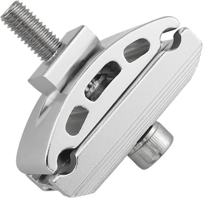 Zadelpen Hoofd - Zadelklem Onderdeel - Fiets Reparatie - Stevige Bevestiging - 5.5x5.5x3 cm - Zilver