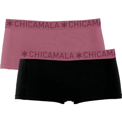 Chicamala Dames Boxershorts – 2 Pack – Ondergoed – Kleding – 95% Katoen – Normale Lengte – Dameskleding – Onderbroeken Dames