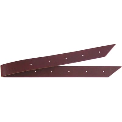 Zadelaccessoire voor westernrijden korte hors billette van leer Lakota