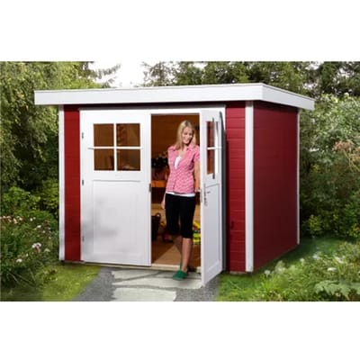 Weka Tuinhuis 227 - Rood - 235x239cm